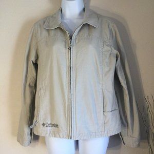 Columbia jacket hiking layer stone washed cloth Utility M